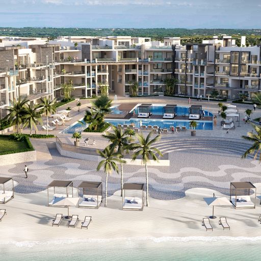 Apartments BEACHFRONT in Punta Cana, Dominican Republic, 3 bedrooms