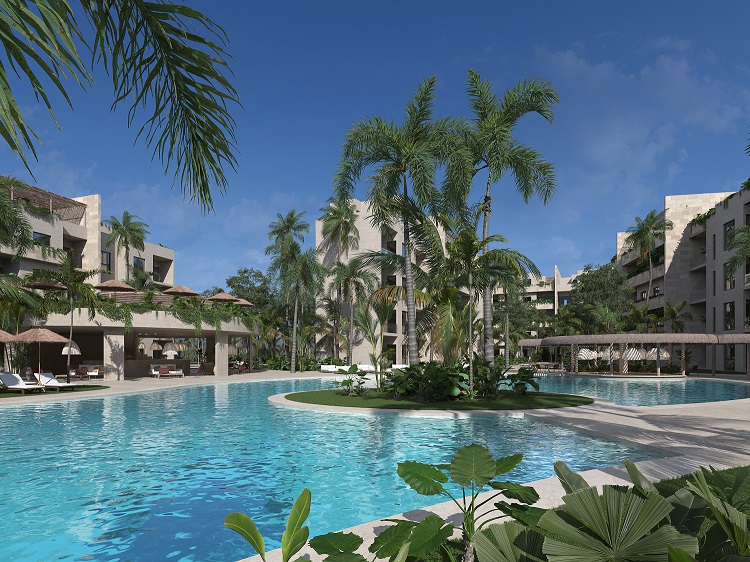 Excellent project under construction 1BR + family apartments close to the beach – Bavaro Punta Cana – SG