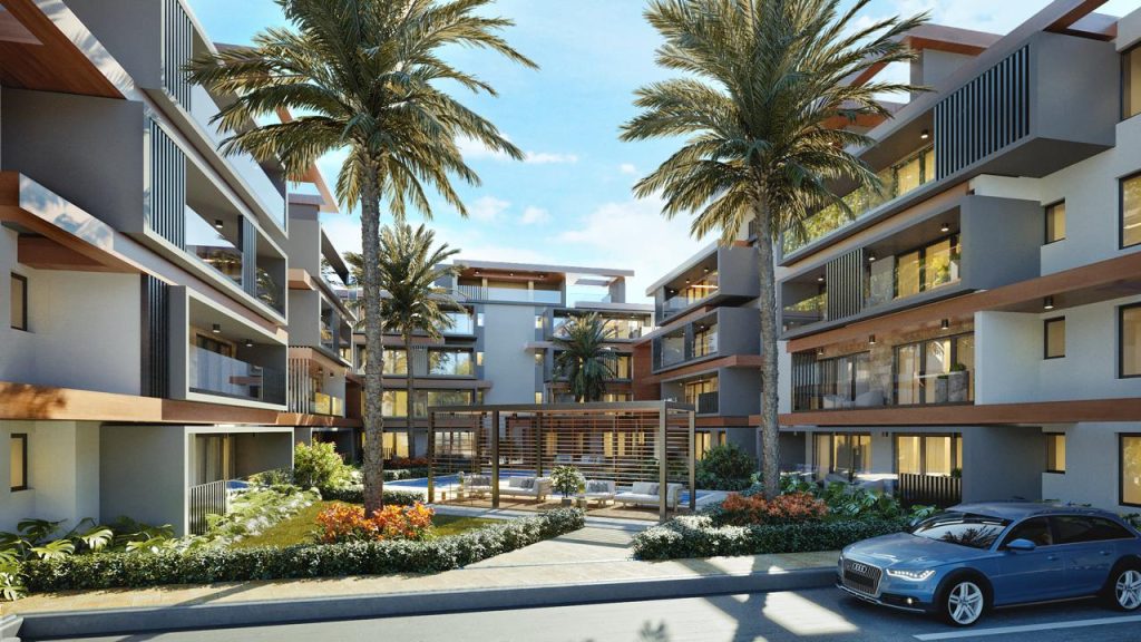 Investment 2-bedroom apartment project under construction in Punta Cana – PCP